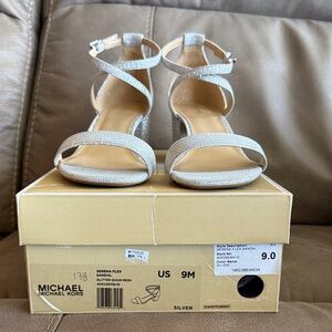 Michael Kors Glittering Silver Heels